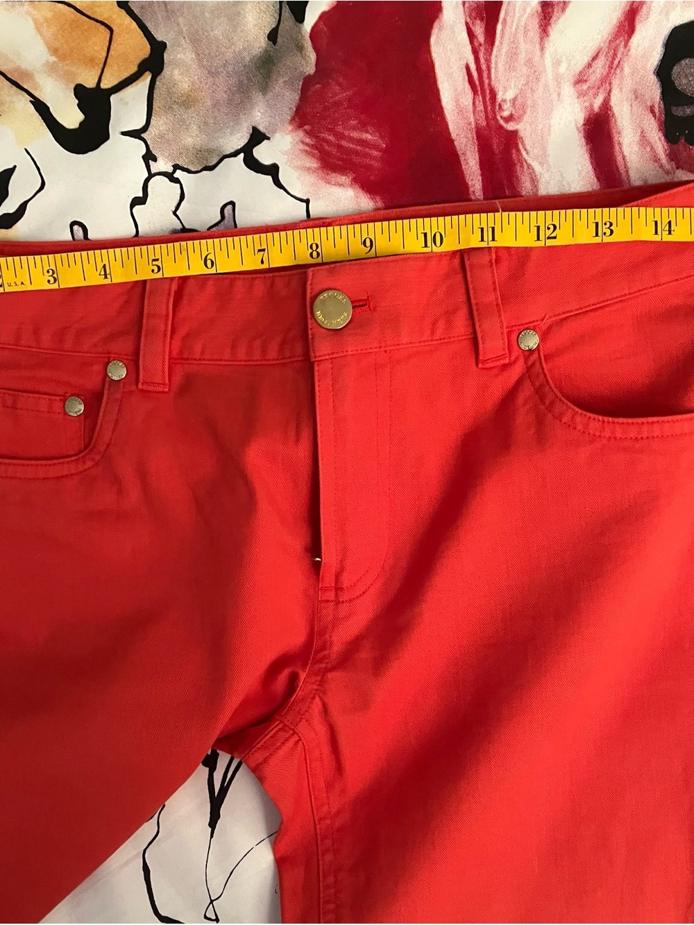 Brooks Brothers Coral-Red Brooke Fit Pants 4 - Picture 11 of 11